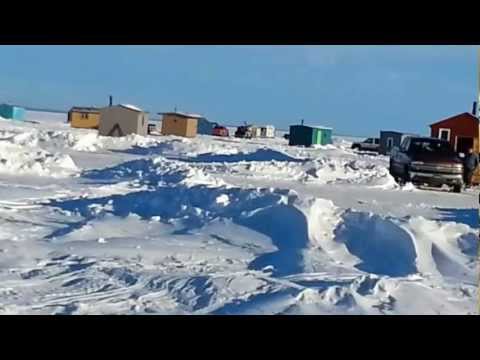 Lesser Slave Lake Ice Fishing 2012 2013 Youtube