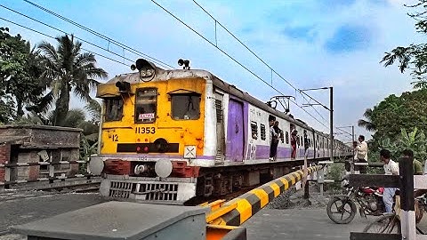 Back to back speedy Old Model EMU Trains & New Medha EMU Train Skip Busy Railgate | Eastern Railways