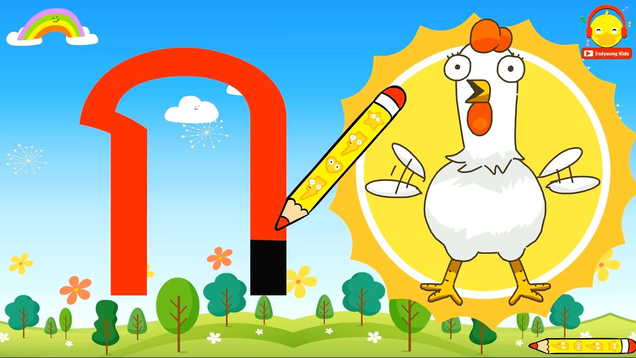 ฝึกเขียน ก ไก่ ถึง ฮ นกฮูก ก-ฮ อนุบาล