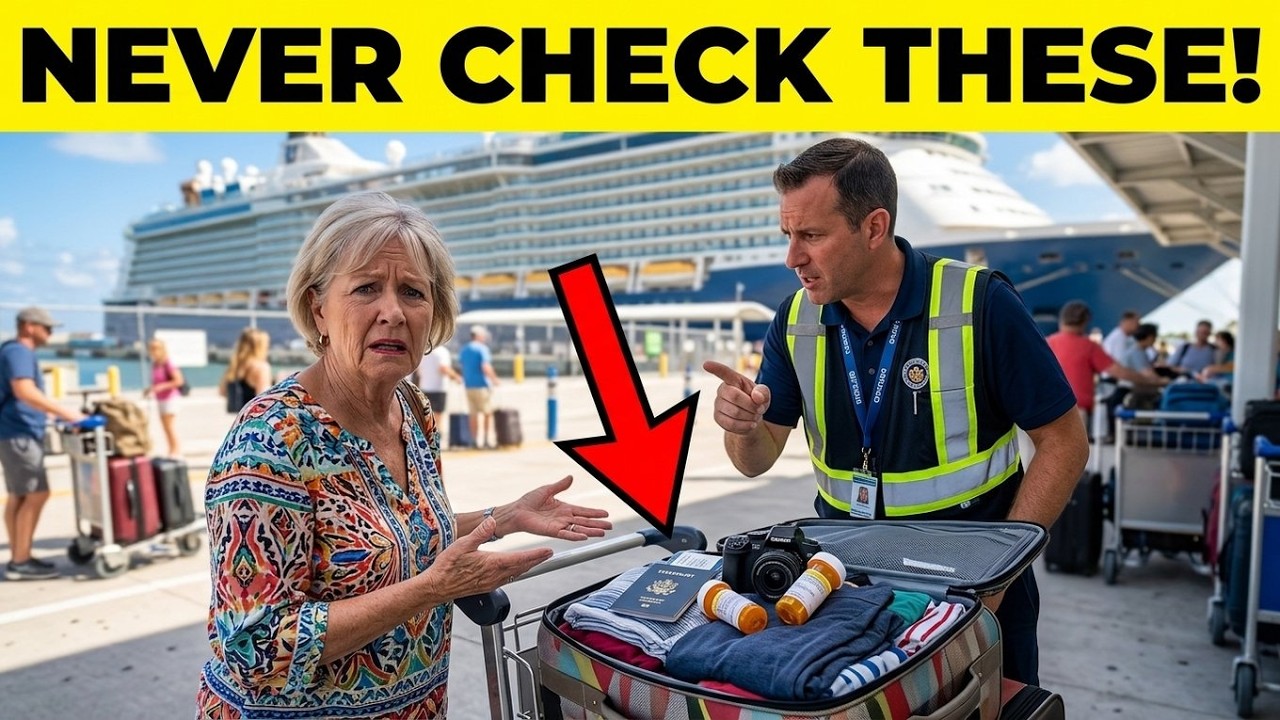 11 Things You Should Never Put in Your Checked Cruise Bag