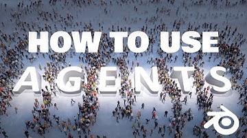 How to Use Agents  - The Advanced Blender Crowd Simulation Addon