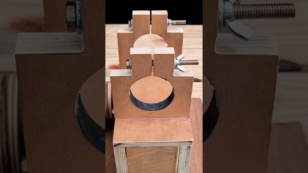 Paint Spray Can Shaker using Drill Machine Woodworking Hack YouTube