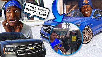 BACK IN QUANDO RONDO HOOD!! (DEMON TIME) GTA 5 ROLEPLAY