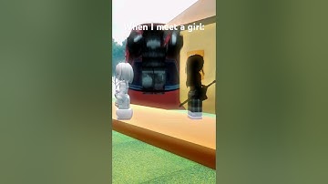 When I meet a girl #roblox #robloxanimation #animation #perfectloop #loop #looping #loopshorts