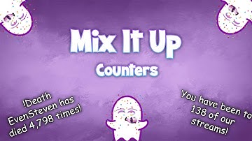 How to make counters in Mix It Up!