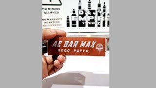AE BAR MAX 8000 REVIEW