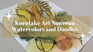 Kuretake Art Nouveau Watercolors and Doodles