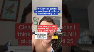 Clean energy stocks I think could actually make money.. eventually .. #slnh #gevo #plug