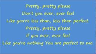 Perfect - Glee Cast Version w/ lyrics