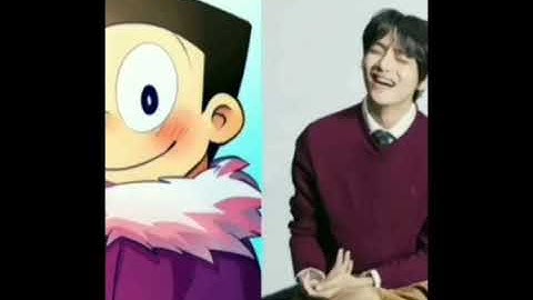 BTS x doreamon characters  ❤️🙄😳 #watch till the end 😎❤️