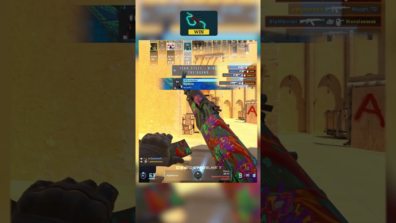 ПОТУШИЛ ВЫХОД НА А!  (cs2) 