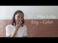 Colors and Shapes - Filipino Sign Language (Basic Sign Language)  - VLOG #4