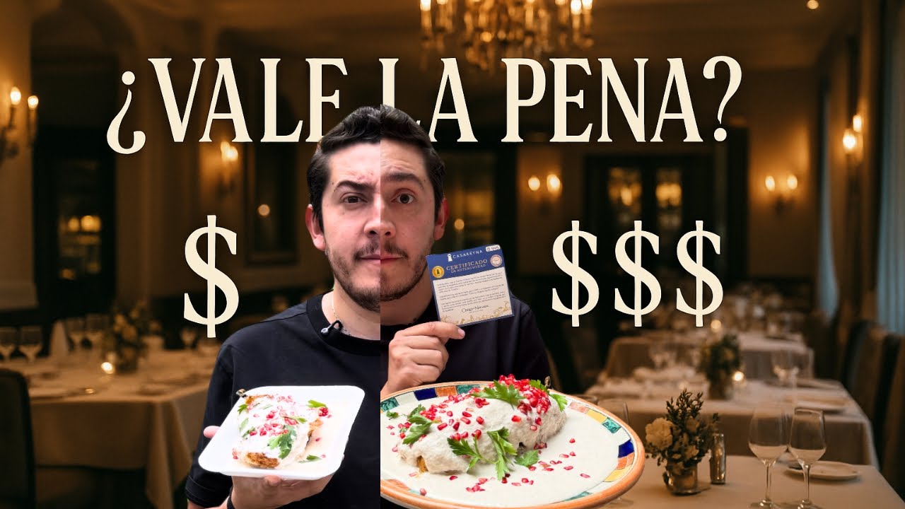 Chile en Nogada: BARATO vs CARO