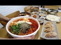 반찬집 사장님이 차린 순두부 짬뽕집! 순두부 짬뽕 비빔밥, 칼국수, 만두 / soft tofu jjambbong bibimbap, spicy noodle and dumplings