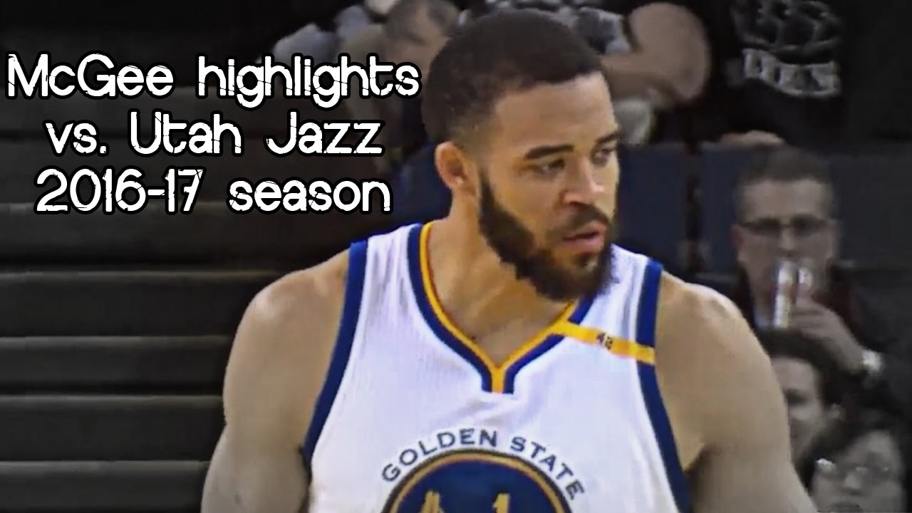 JaVale McGee 8 pts &amp; 7 reb vs. Jazz (NBA RS 2016/2017 &hellip;