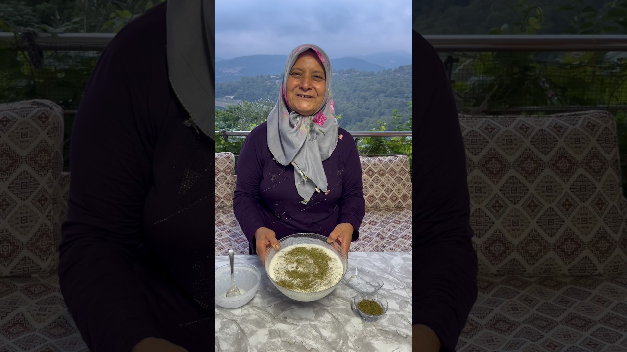 Soğuk yarma çorbası pişiriyorum. #keşfet #yemektarifleri #köy