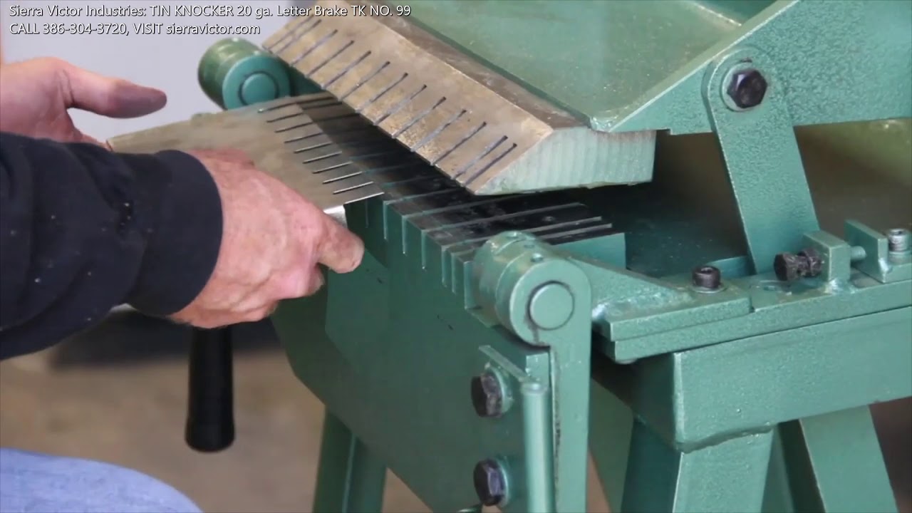 Sierra Victor Machinery TIN KNOCKER 20 ga. Letter Brake TK NO. 99