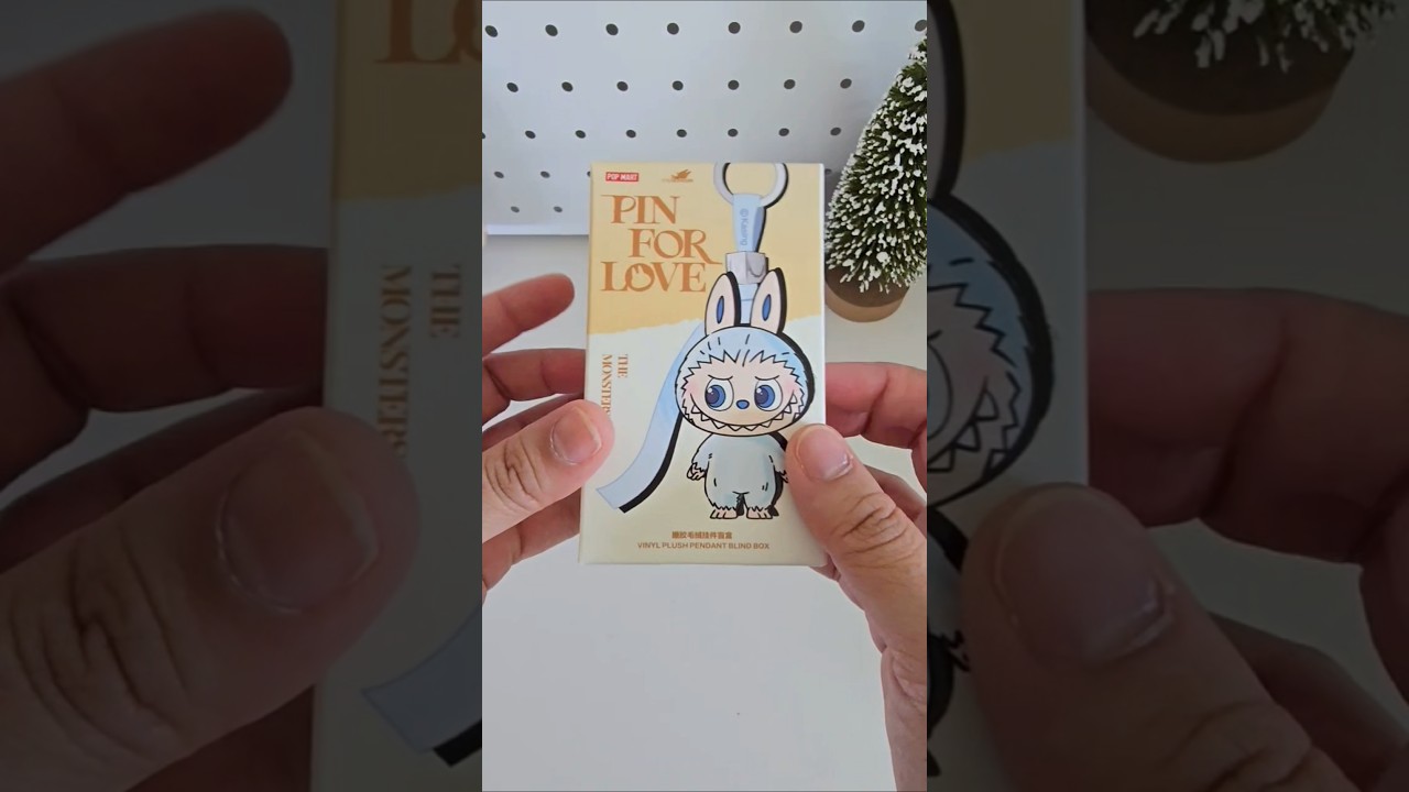 Unboxing mini labubu ver. Pin for Love 