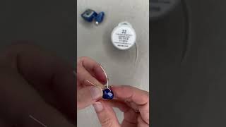 How to Wire Wrap a Top Drilled Teardrop Briolette Bead