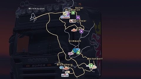 ETS 2 Schwarzwald v0.4 Official Gameplay