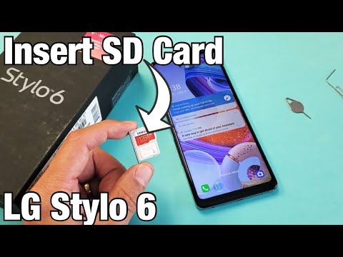 LG Stylo 6: How to Insert & Format SD Card