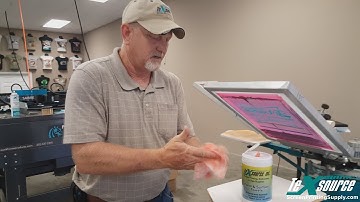 Screen Printing Basics - Economical Ink Cleanup Hand Wipes