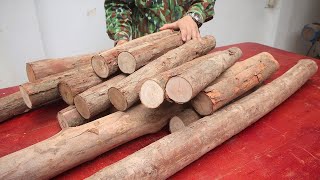 Absolute 10+ Points For Infantryman: DIY Woodworking Design  Great Tree Trunk Transformation Skills