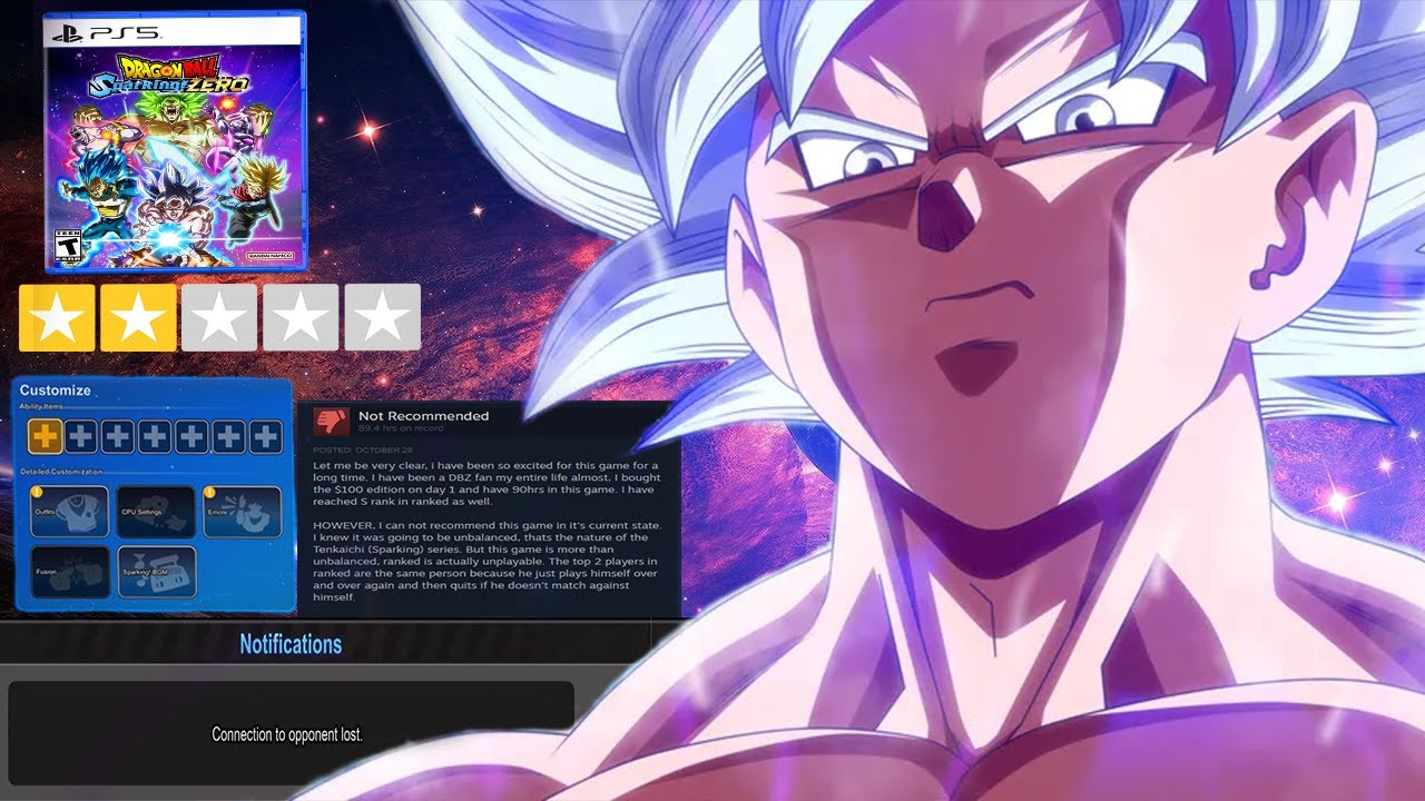 Dragon Ball Sparking Zero Is A UNFINISHED MESS