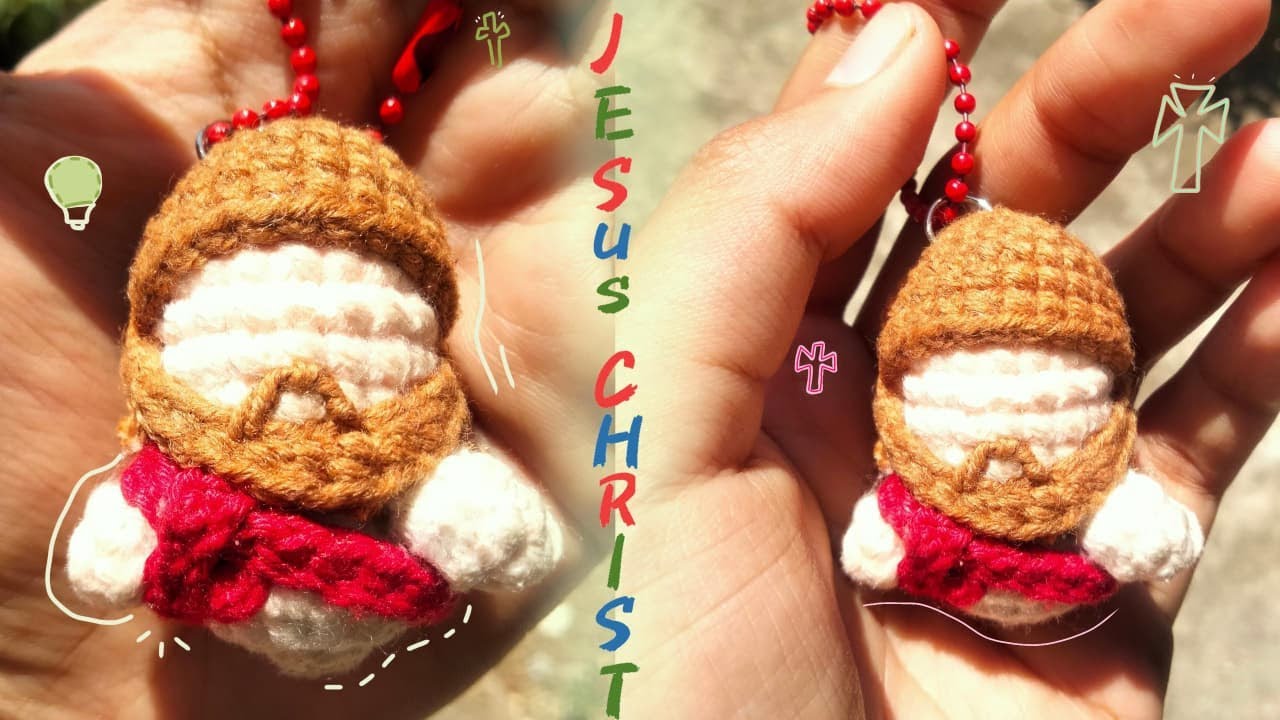 Crochet Jesus Christ | Gantungan Rajut Yesus | Jesus Crochet Tutorial | Mariahands