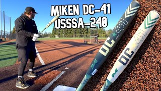 Hitting with the MIKEN DC-41 | USSSA-240 Slowpitch Softball Bat Review