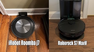 Roborock S7 MaxV vs iRobot Roomba j7 Robot Vacuum - Review 2023