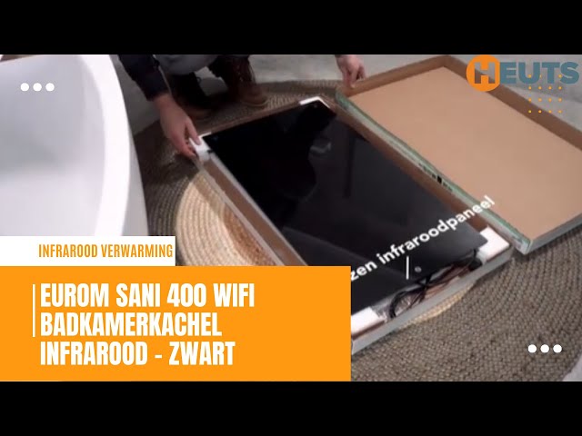 Eurom Sani 400 Wifi Badkamerkachel Infrarood - Zwart - Youtube