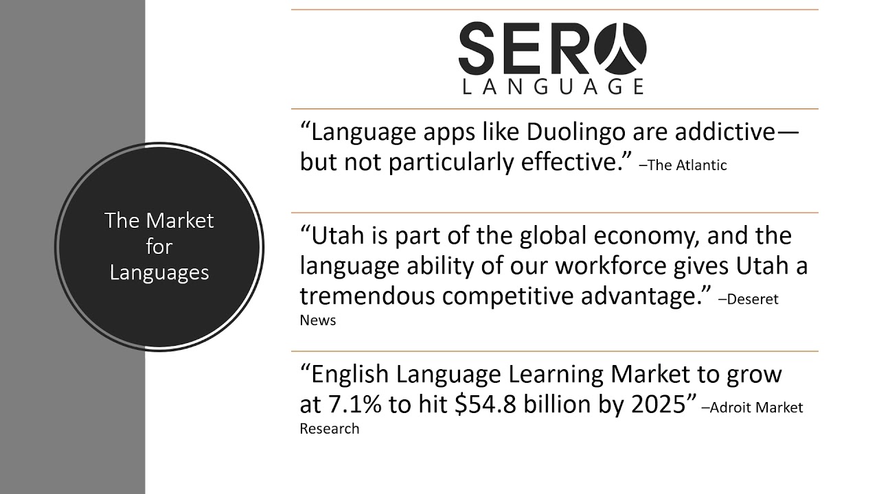 Sero Language - Big Idea Presentation 2019 