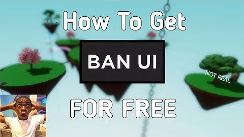 How To Get "Ban UI" For Free In Slap Battles -// ROBLOX SLAP BATTLES