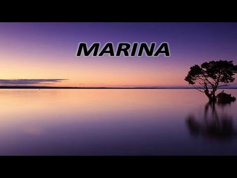 Video: Wie Wird Der Name Marina übersetzt?