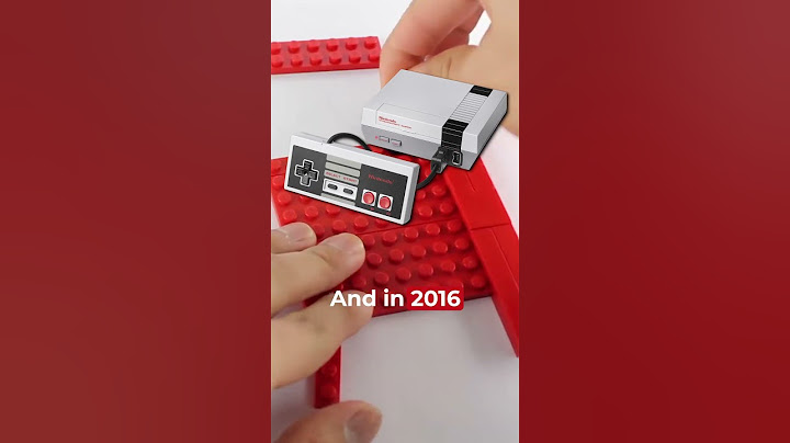 Working LEGO Nintendo NES #lego #legos #nintendo #nes #gaming #games #console  #moc