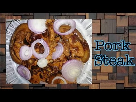How to cook pork steak - YouTube