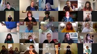 Club ASL® Beginner ASL Zoom lesson 3 with Dr. Jenn