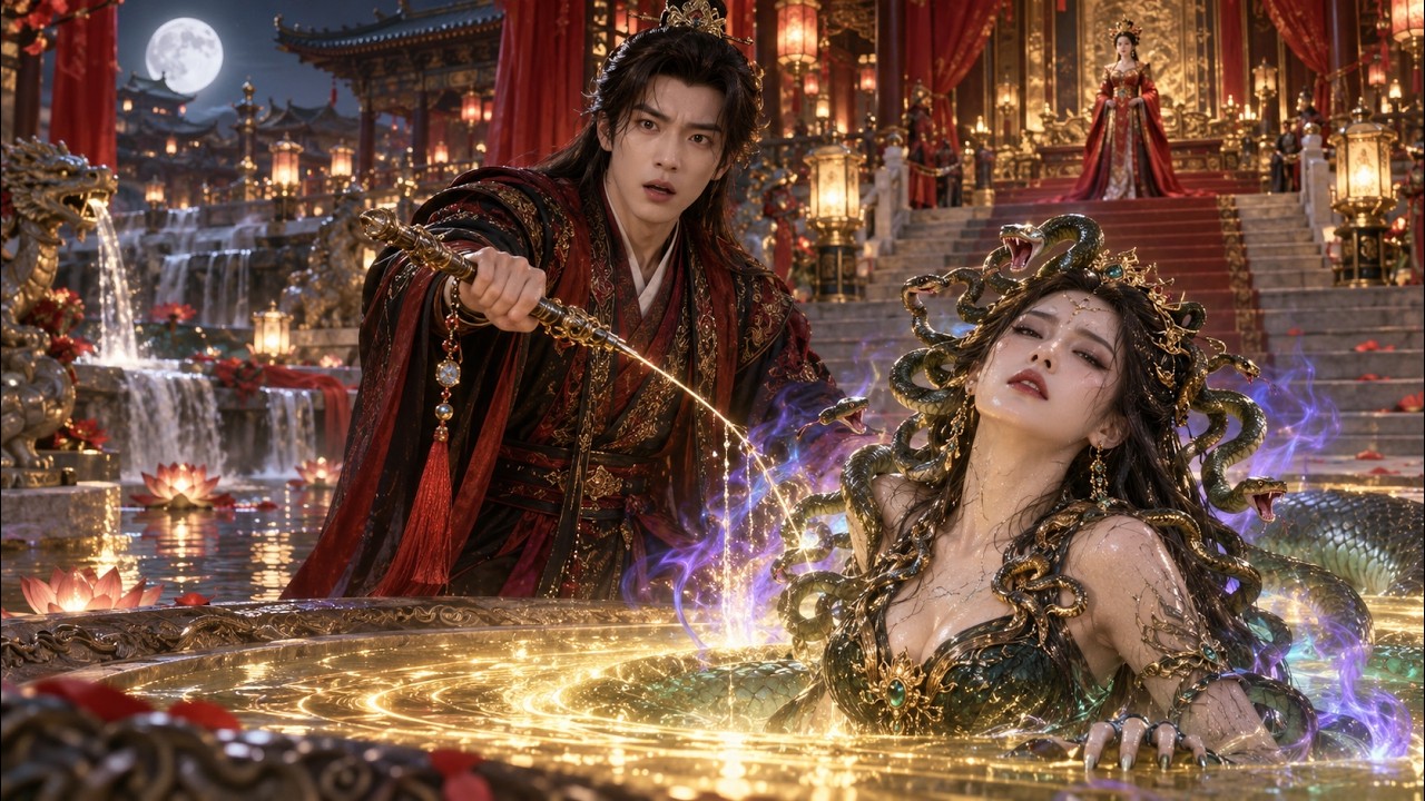 新婚夜被女帝妻子冷落，我卻意外覺醒萬物垂釣系統！隨手一釣就扯出皇族醜聞，還釣來蛇族女王助我逆天崛起！ 🔥 #玄幻爽劇 #系統流