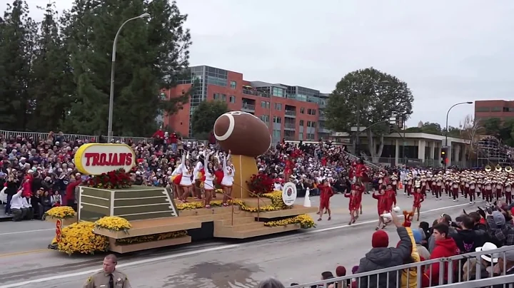 USCTMB 2017 marches in the Rose Parade 1-2-2017