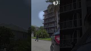 Florida robbery suspect jumps hotel balconies to try to evade deputies