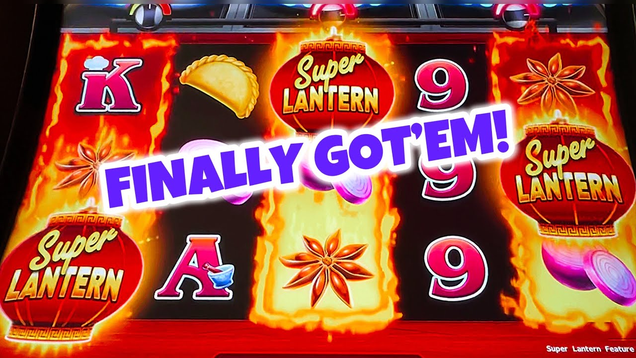 $20 was all I needed to land the Super Lanterns on the Super Hot Flaming Pots Mr Lee slot machine!