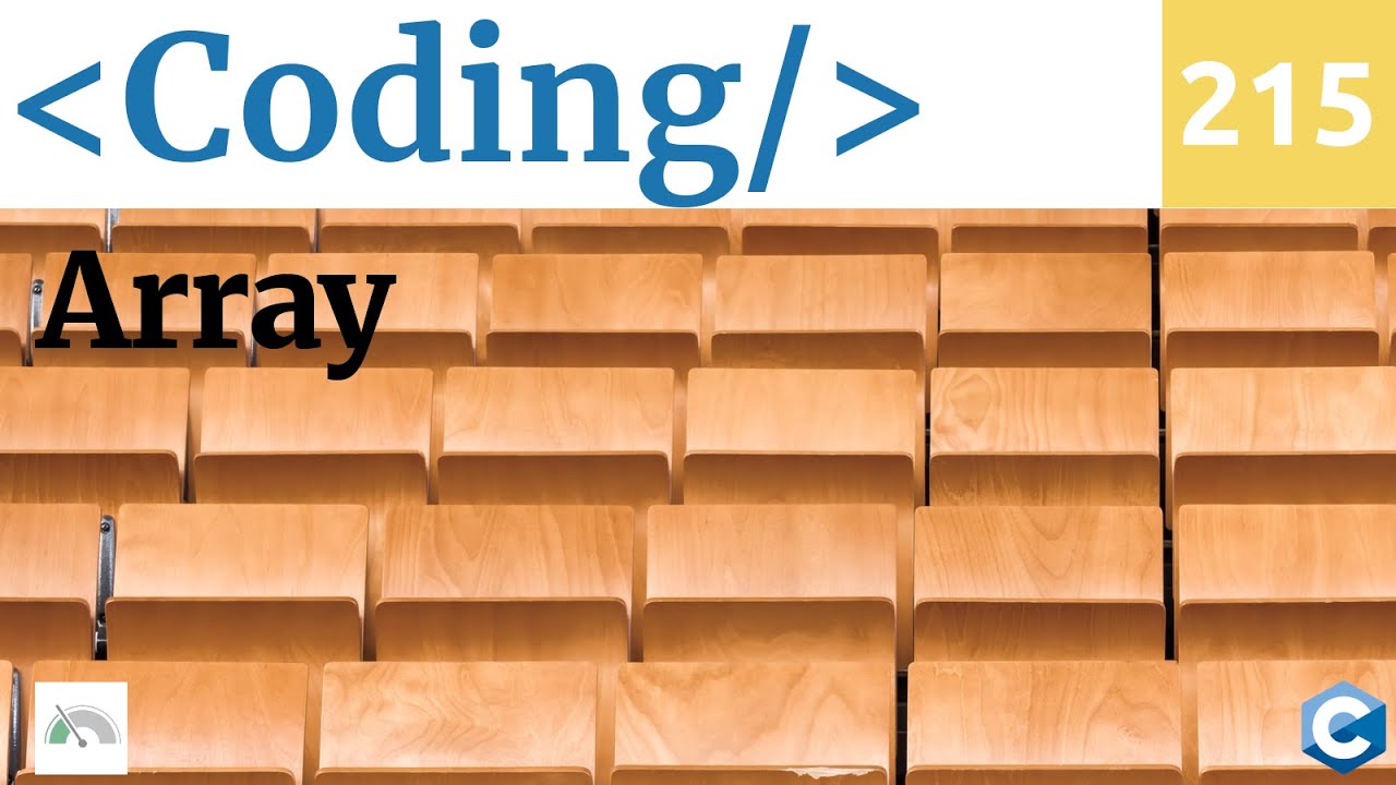 Gli Array nel C - Video Coding 215 - YouTube