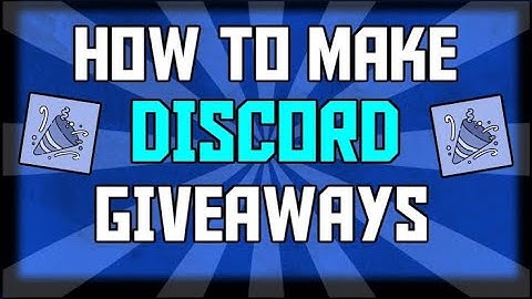 HOW TO MAKE THE OPEST GIVEAWAY BOT WITH BUTTONS