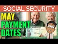 Social security checks  may 2024 payment schedule dates update