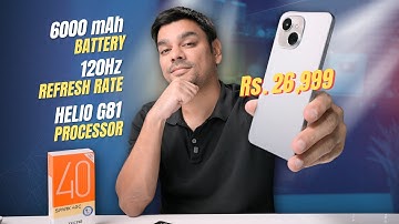 Tecno Spark 40C Unboxing: Budget Battery Monster! | Rs.26,999