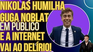 CENA HILÁRIA: Nikolas Ferreira HUMILHA Guga Noblat em público e a internet enlouquece!