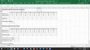 BUSA 6315: Matching and Jaccard’s Coefficients (Part 1)