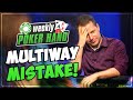 Big mistake in multiway pot live cash game