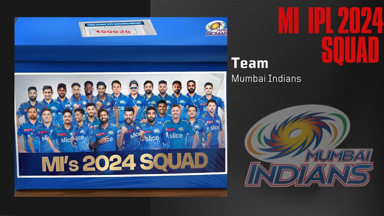 MI IPL 2024 SQUAD COMPOSITION | IPL Auction 2024